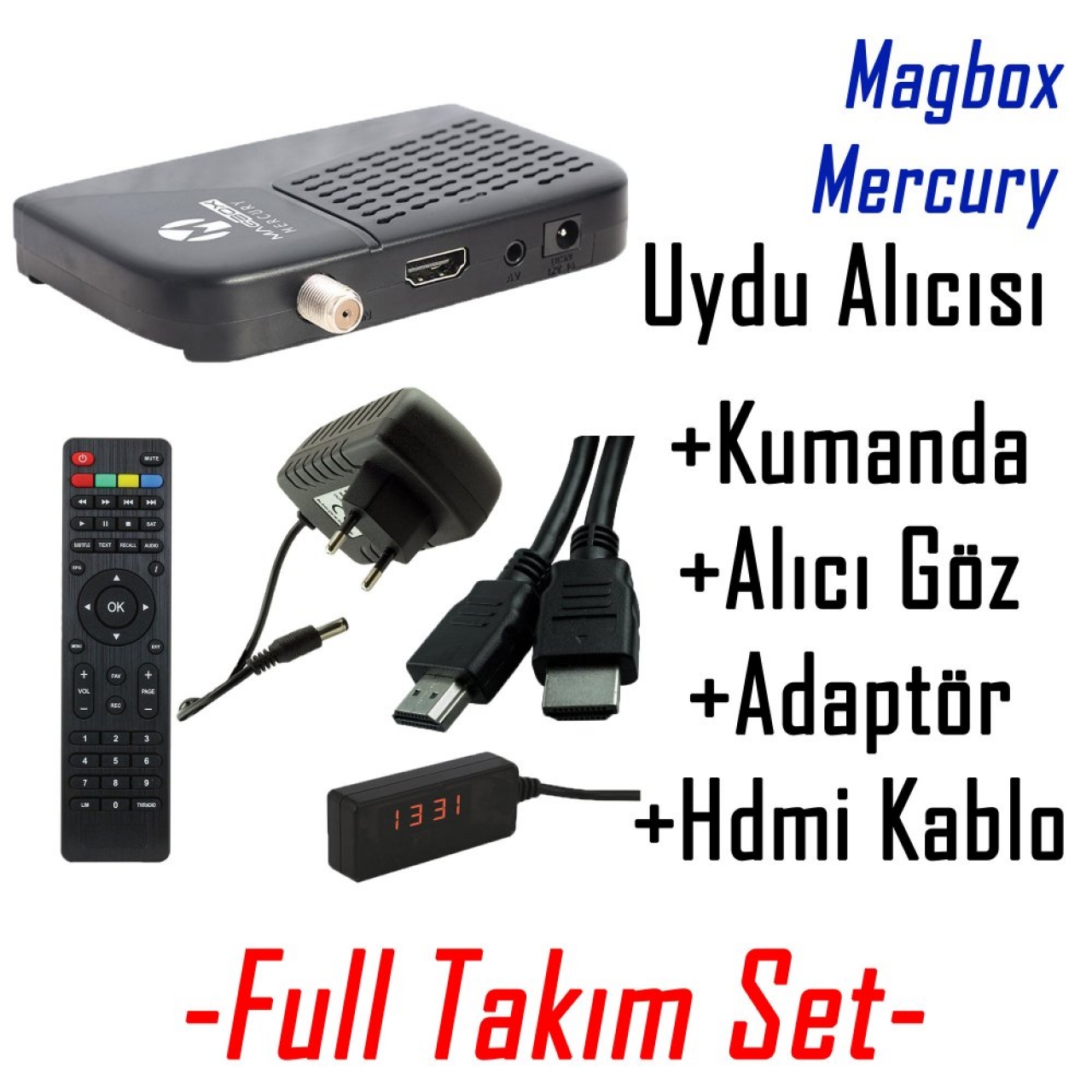 Magbox Mercury Usb li Mini Full HD Uydu Alıcısı TKGS li