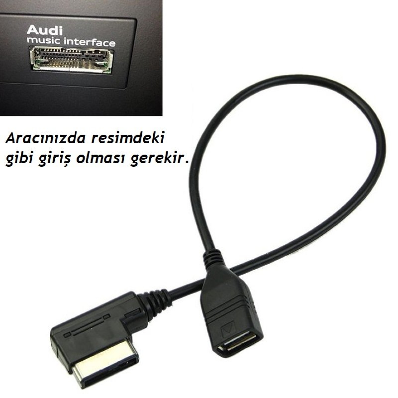 Audi Mmi USB Giriş Kablosu 30 Cm