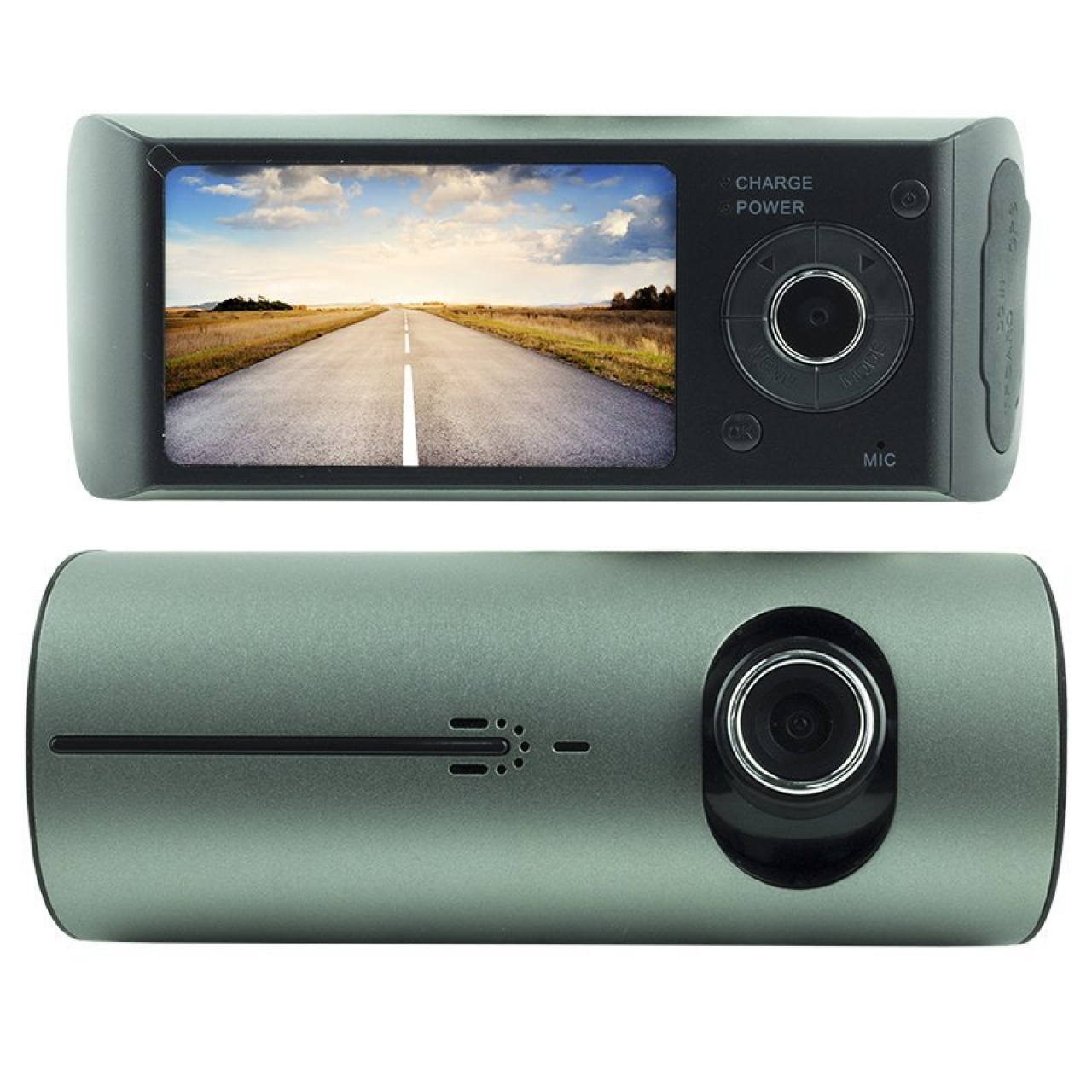 R300 GPS li Çift Kameralı Oto DVR Kayıt Kamerası