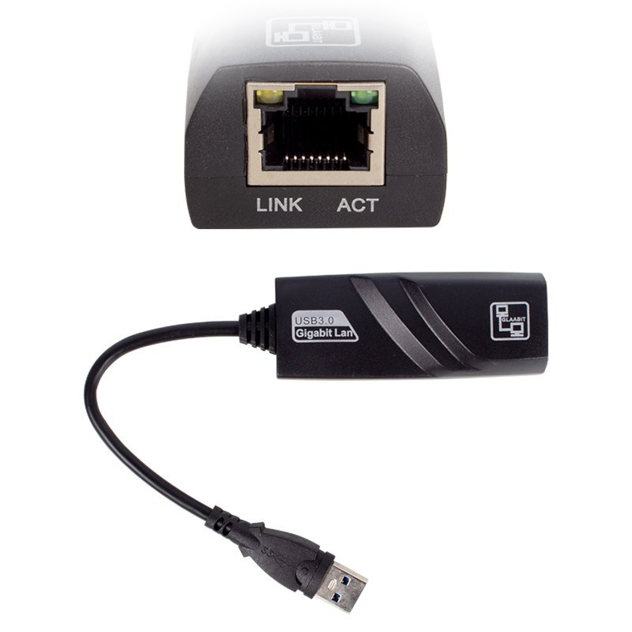  USB 3.0 To Rj45 10-100-1000 Mbps Gigabit Ethernet Çevirici