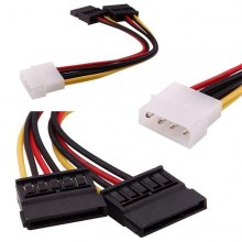 İkili Sata Power Güç Kablosu