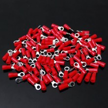 Yuvarlak Halka Kablo Terminali 22-18 Ga Kablo İçin 100 Adet Yuvarlak Halka Kablo Terminali 22-18 Ga Kablo İçin 100 Adet